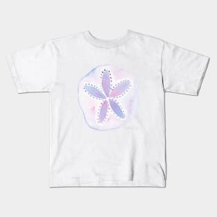 Mermaid Currency - Purple Sand Dollar Kids T-Shirt
